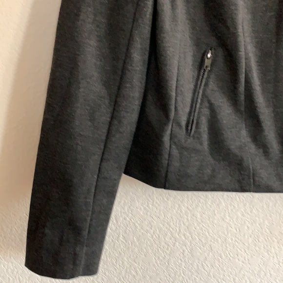 Catherine Malandrino | grey zipper up jacket - Picture 5 of 11